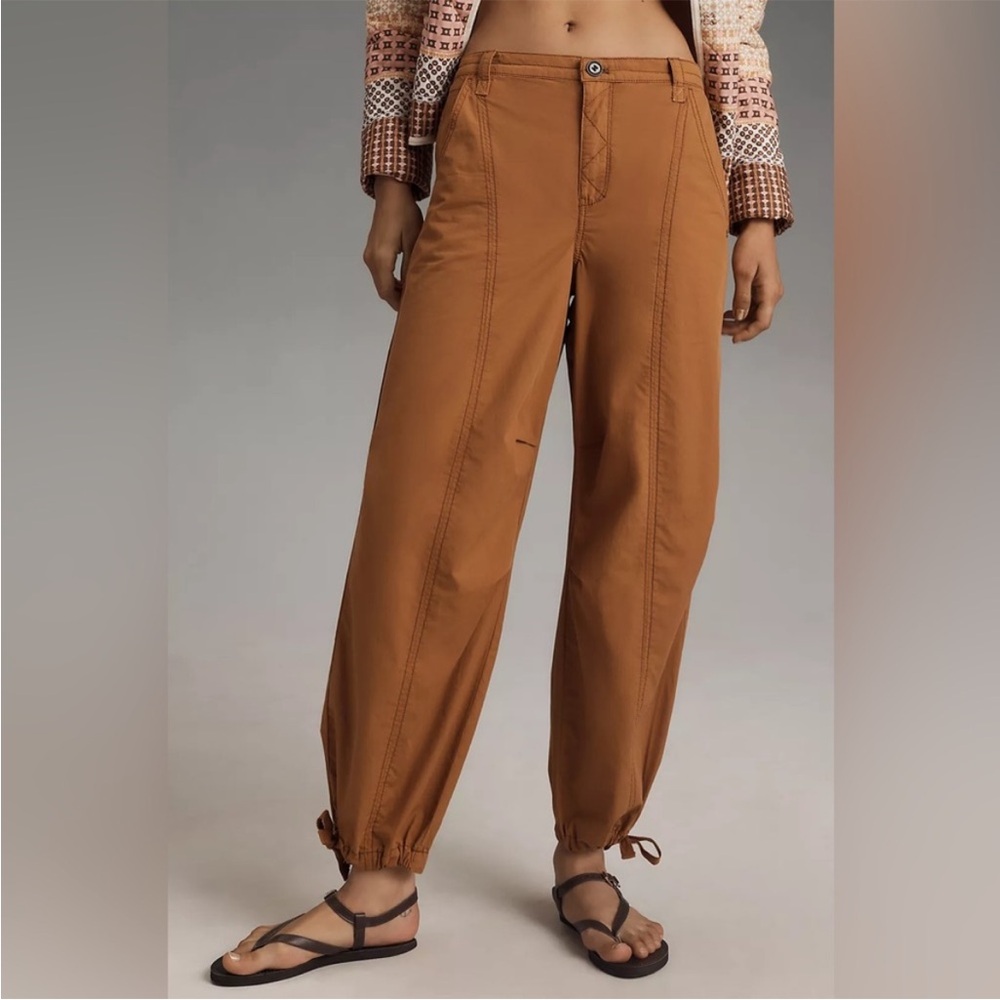 Anthropologie Pilcro Tactical Utility Pants in Warm Brown Size Large